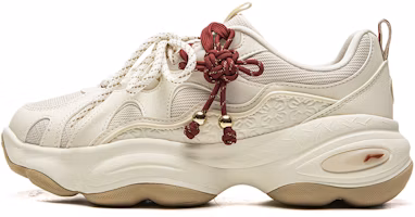 (Women) Li-Ning Sweet Candy 3 CNY Retro Casual Sneakers White/Grey AGCW006-1 (Women) Li-Ning Sweet Candy 3 CNY Retro Casual Sneakers White/Grey AGCW006-1
