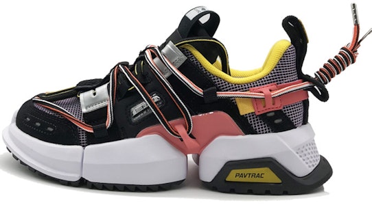 LiNing李寧 盤古 2019紐約時裝週 防滑減震耐磨 低筒 運動休閒鞋 女式 黑紅 Buy LiNing李寧 盤古 2019紐約時裝週 防滑減震耐磨 低筒 運動休閒鞋 女式 黑紅