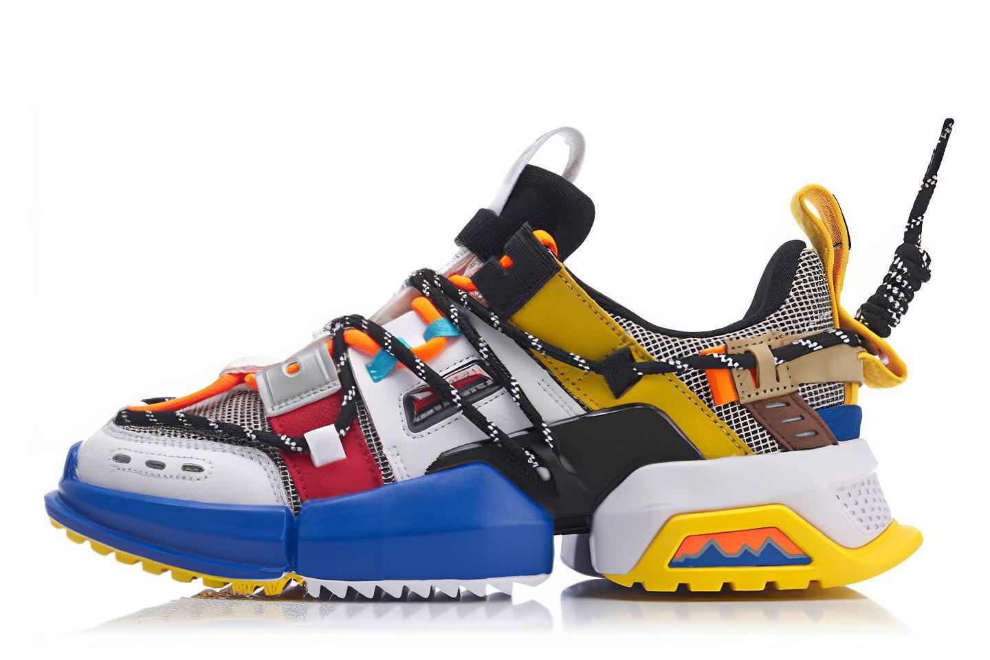 (Women) Li-Ning Titan x 2019 New York Fashion Week 'Yellow Blue' AGLP088-2