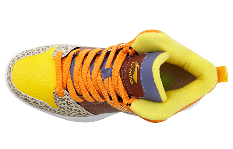 Lookbook (W) 리닝 트레이너 '브라운 옐로우' (Li-Ning Trainer 'Brown Yellow') AFPK014-5
