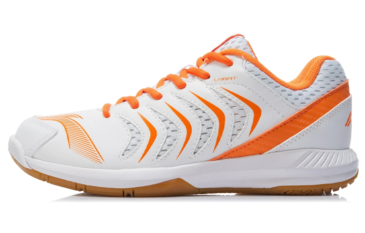 Buy (W) Zapatillas de Bádminton Li-Ning Training 'Blanco Naranja' AYTR044-1