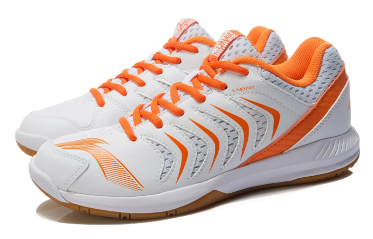 (W) Li-Ning Training Badminton Sneakers 'White Orange' 圖 3