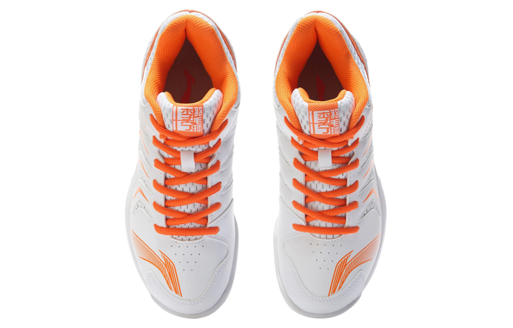(W) Li-Ning Training Badminton Sneakers 'White Orange' 圖 4