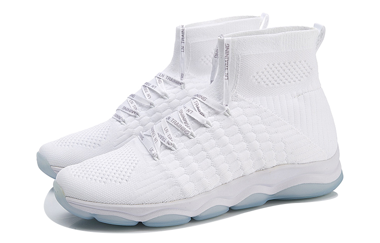 Lookbook (Women) Li-Ning Training High 'White Shock-Absorbing' AFJN008-3