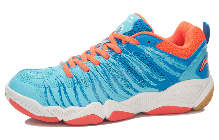 Order (W) Sepatu Lari Latihan Li-Ning 'Biru Oranye' AYTL016-1