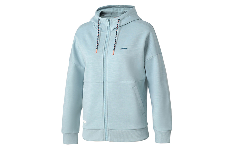 (Women) Li-Ning Training Series Winter Fleece Sweatshirt Forget-Me-Not Blue AWDQ612-3