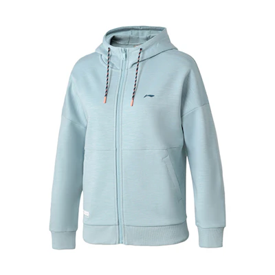 (Women) Li-Ning Training Series Winter Fleece Sweatshirt Forget-Me-Not Blue AWDQ612-3