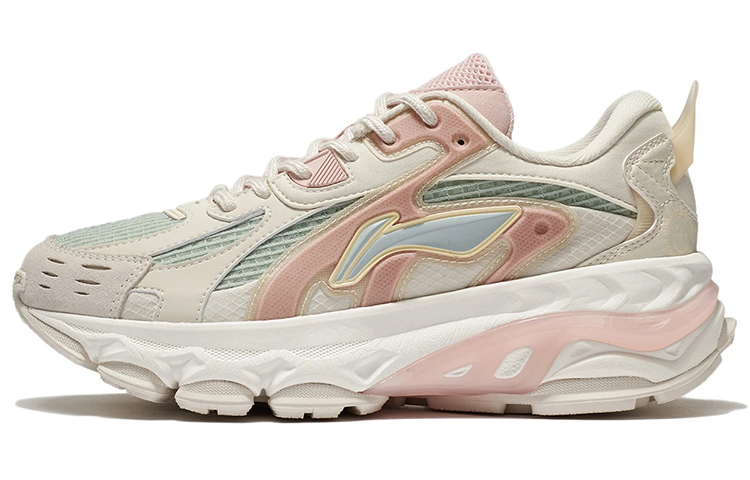 (Women) Li-Ning Trend Casual Bounce Low 'White Pink' ARLS004-4