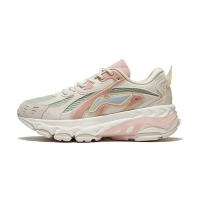 (W) Li-Ning Trend Casual Bounce Low 'White Pink'