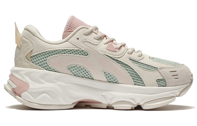 Order (W) Li-Ning Sepatu Trend Santai Bounce Low 'Putih Merah Muda' ARLS004-4