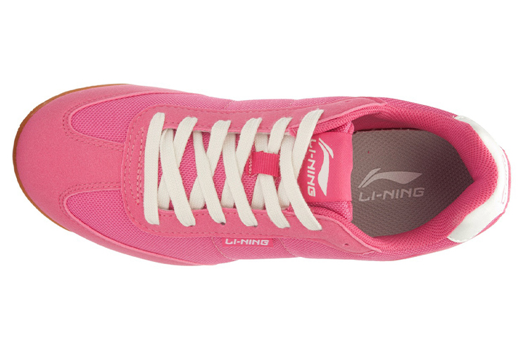 Lookbook (W) Li-Ning Basse Tendance Décontractée ''Rose Blanc'' ALAK138-4