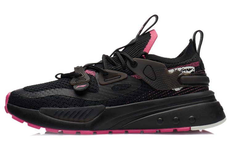 (Women) Li-Ning Trend Casual Low 'Black Pink' AGLR190-3