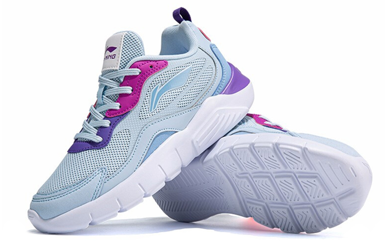 Shop (W) Li-Ning Trend Baskets Basses Légères Running ''Bleu Clair'' AGCQ332-1
