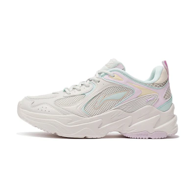 (W) Li-Ning Trend Running Shoe 'White Pink'