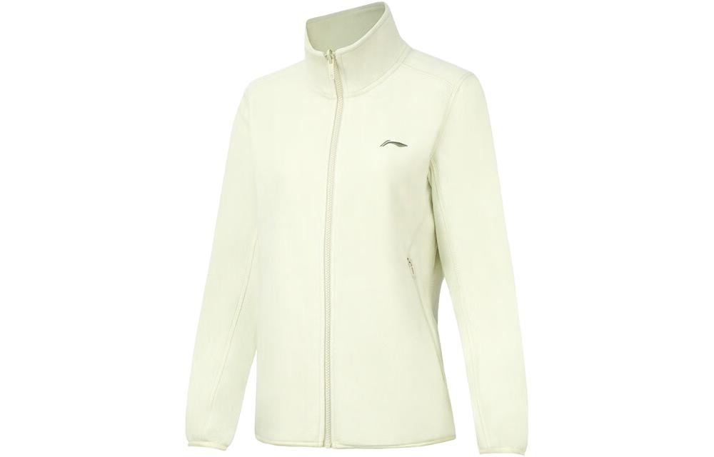 Shop (Women) Li-Ning Tri-color Fitness Series Hooded 3-in-1 Jacket Light Tea Green AWBT014-1