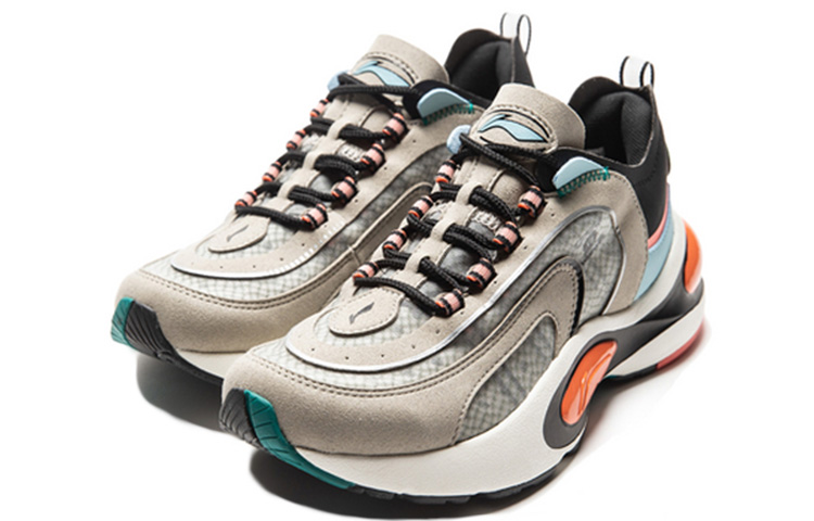 Lookbook (W) Li-Ning V8 Low ''Camel Grijs'' ARHP128-1