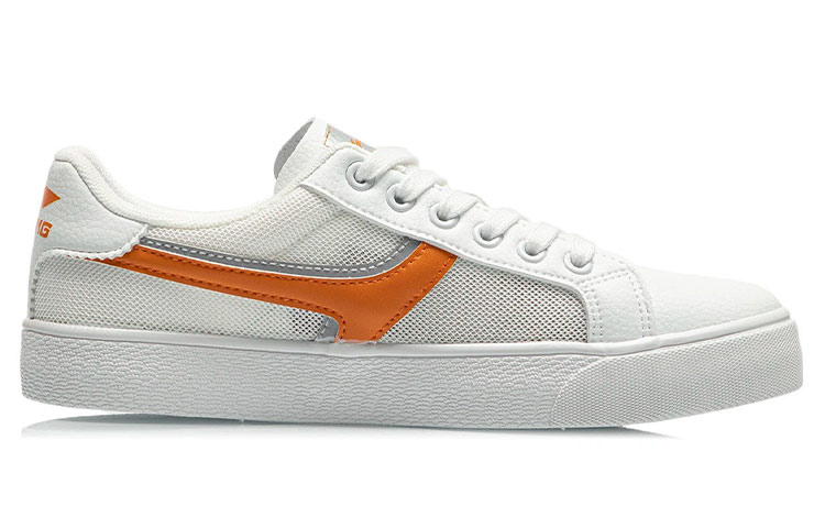 Order (W) Li-Ning Vintage Skate Schuhe ''Weiß Orange'' AGCR396-2
