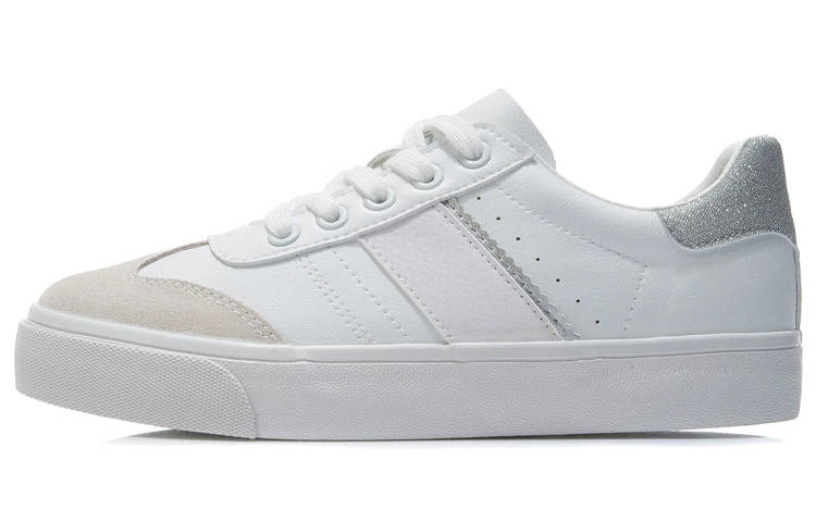 (Women) Li-Ning VULC Lite 'White Silver' AGCR340-1