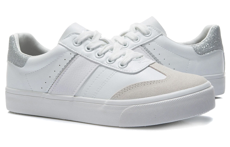 Shop (W) Li-Ning VULC Lite ''Blanc Argent'' AGCR340-1