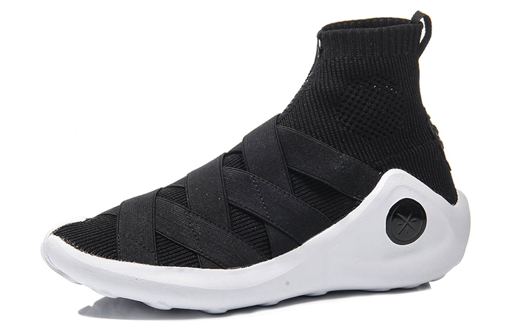 Order (W) Li-Ning Wade Samurai III Hoge Retro Basketbalschoenen ''Zwart Wit'' ABCM032-1