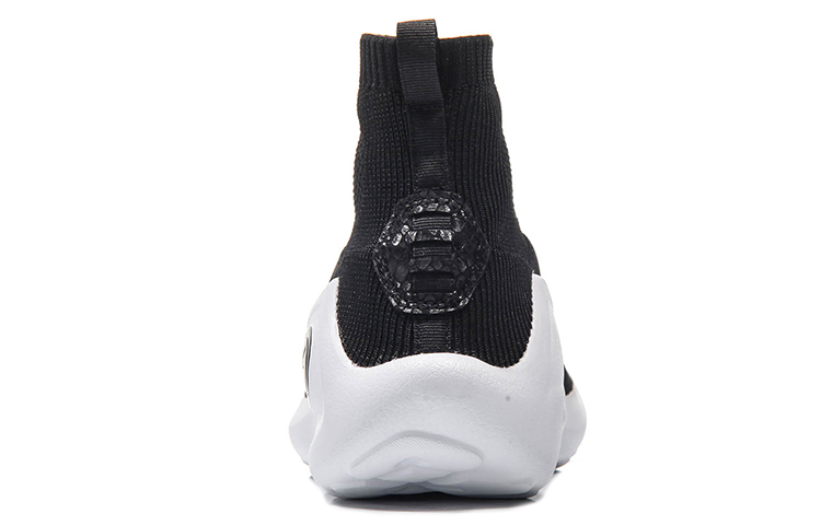 Shop (W) Li-Ning Wade Samurai III Hoge Retro Basketbalschoenen ''Zwart Wit'' ABCM032-1