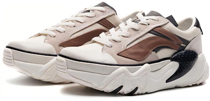 Order (W) Li-Ning Wave HBRD ''Blanc Noir Marron'' AGCP378-6