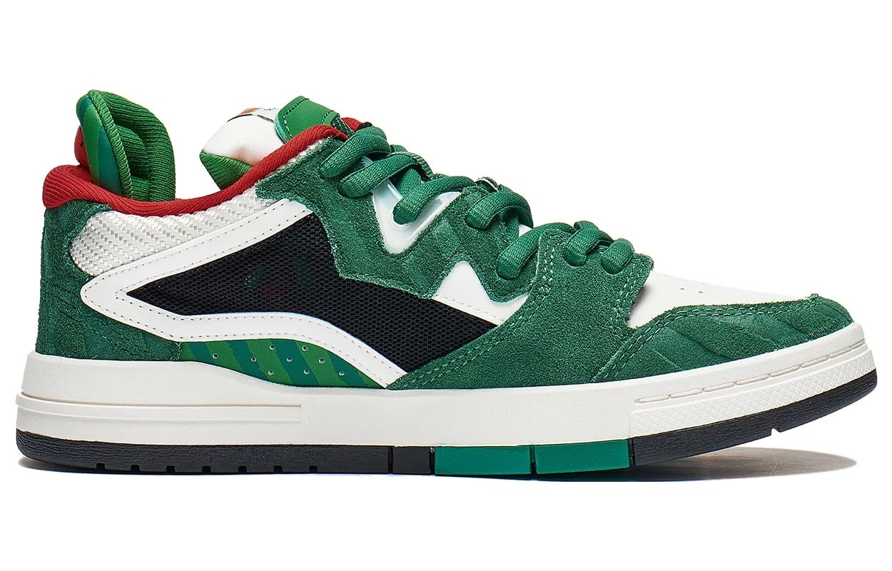 Order LiNing李寧 惟我 Pro 防滑耐磨 低筒 板鞋 女款 綠黑紅