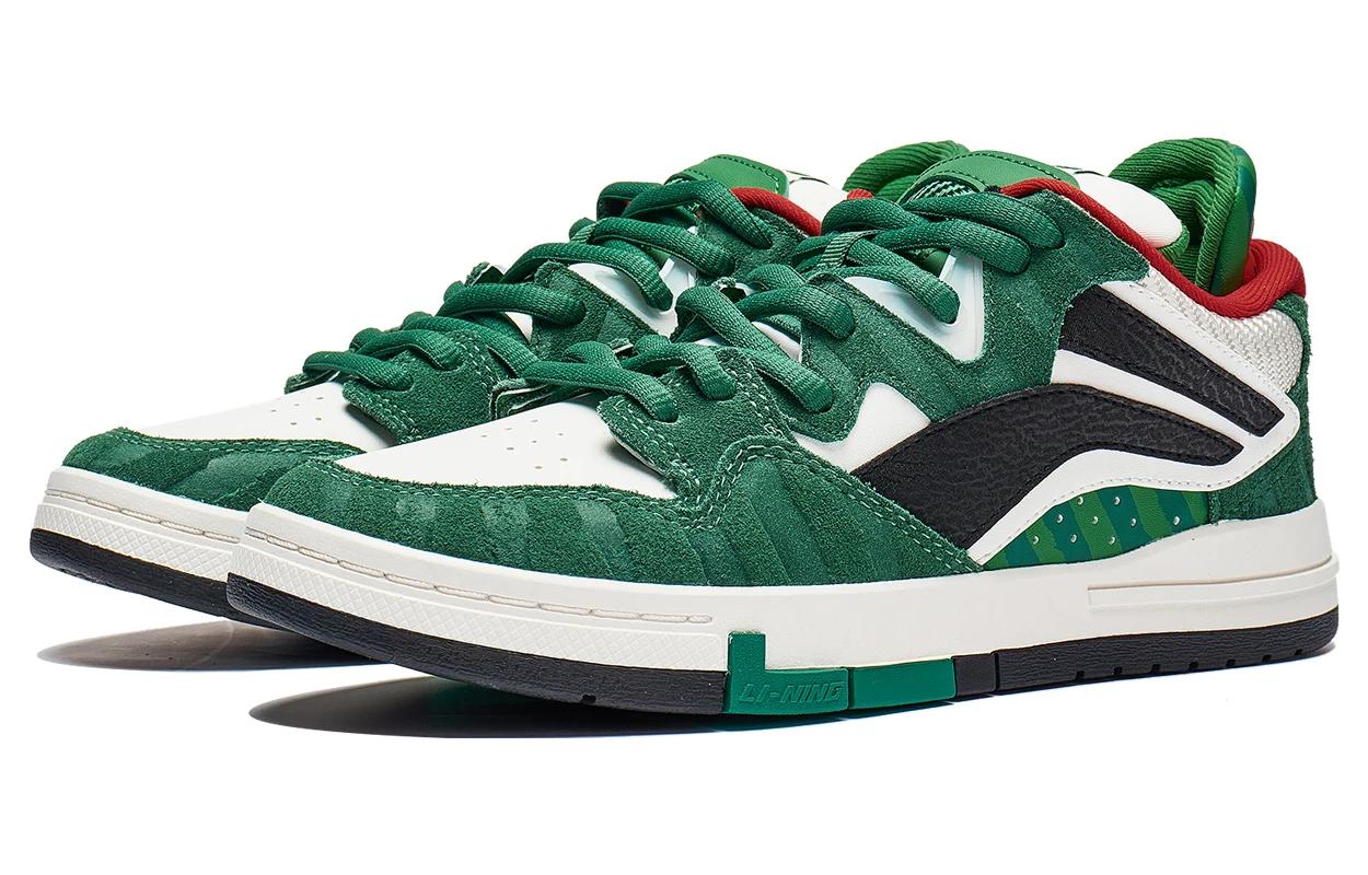 Lookbook LiNing李寧 惟我 Pro 防滑耐磨 低筒 板鞋 女款 綠黑紅