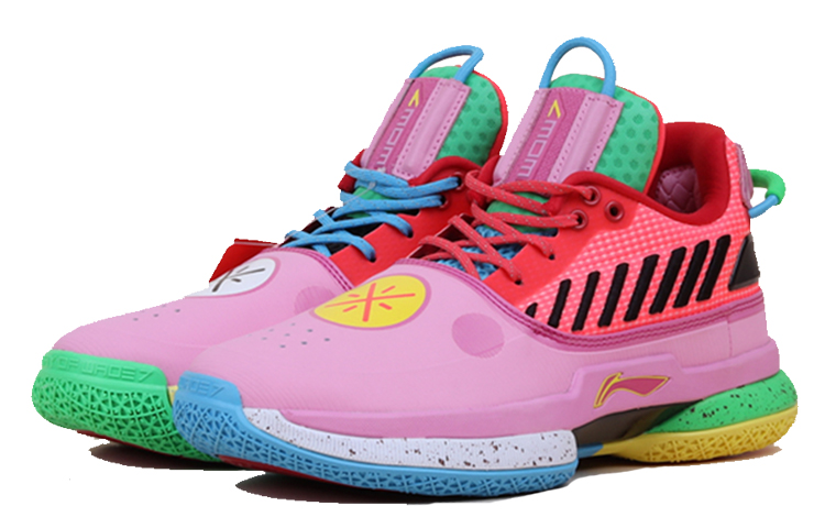 Shop (W) 李寧 ウェイド7 "ピンクレッド" (Lining Weido 7 "Pinkureddo") ABAN135-4