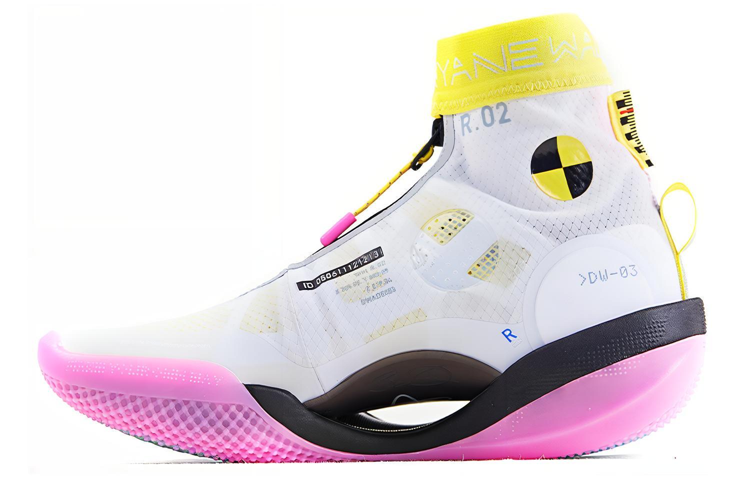 (Women) Li-Ning Way of Wade 9 Infinity Test R2 'White Pink Yellow' ABER002-5