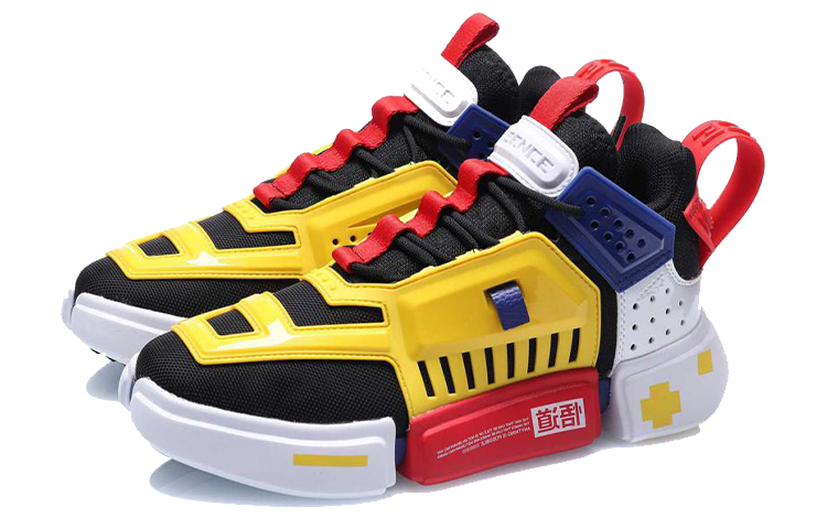 Lookbook (W) Li-Ning Way of Wade 'Hitam Kuning Biru' AGBQ122-3