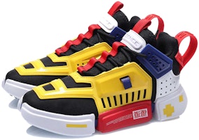 李宁 悟道 轻便休閒運動鞋 女款 黑黃藍 Lookbook 李宁 悟道 轻便休閒運動鞋 女款 黑黃藍