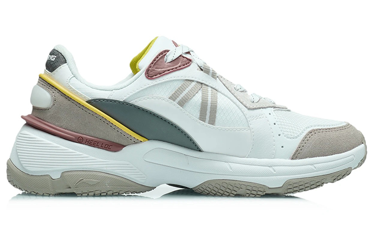 Order LiNing李寧 斷代 穩定 反光支撐 低筒 跑步鞋 女款 風沙粉