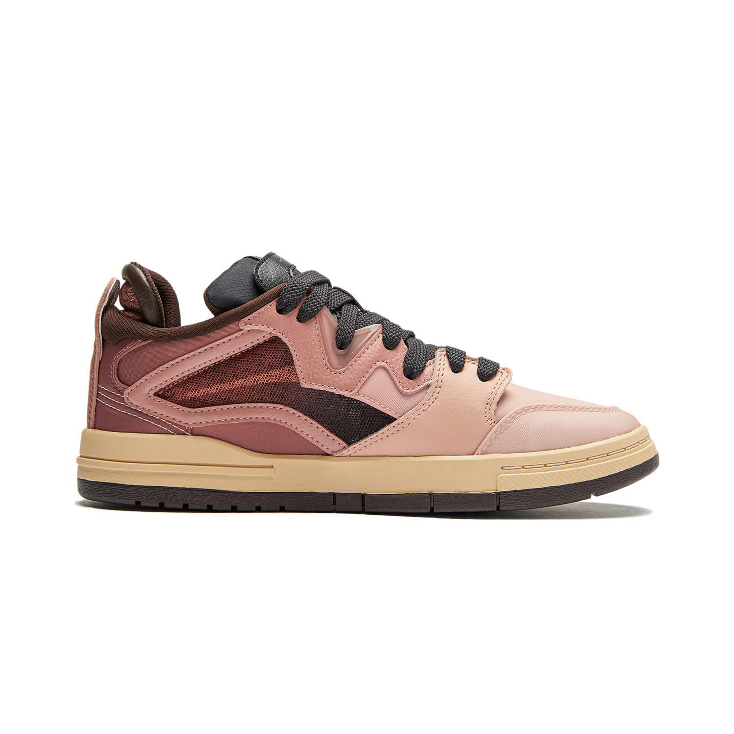 Order 李宁LiNing 惟吾 PRO 特別故事版 輕便耐磨 拼接鞋面 時尚百搭 耐磨輕便 低幫 板鞋 女款