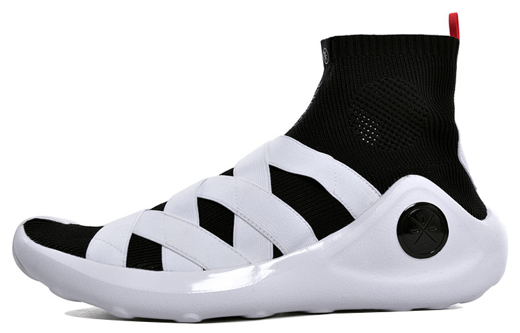 (Women) Li-Ning Way of Wade High Top Retro Basketball 'Black White' AGWN042-1