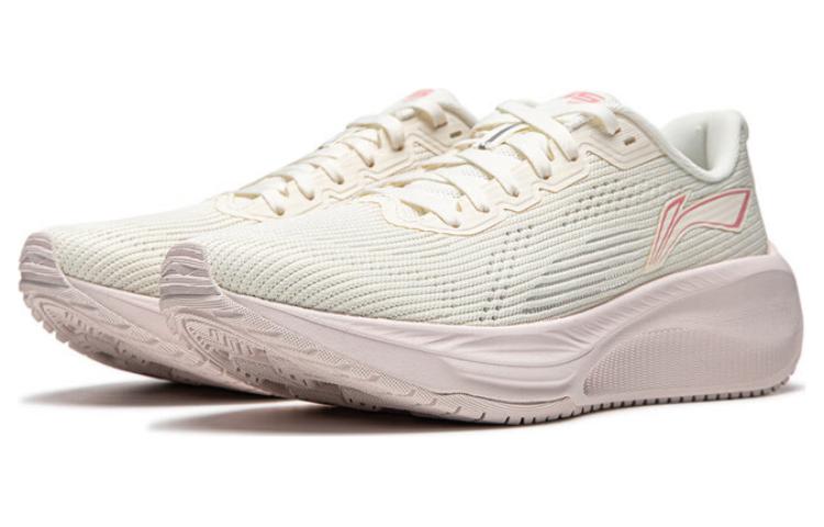 Lookbook LiNing李寧 吾適Lite 2.0 體測 減震防滑 低筒 跑步鞋 女款 米粉