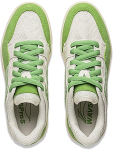 台灣李寧 唯我Pros 減震耐磨 低筒 板鞋 女款 綠米白 Shop 台灣李寧 唯我Pros 減震耐磨 低筒 板鞋 女款 綠米白