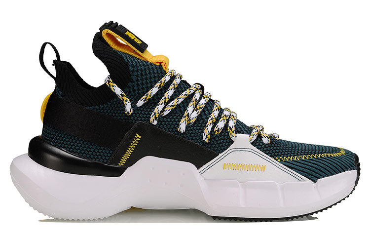 Order (W) Kasut Bola Keranjang Li-Ning Way of Wade Mid Top Retro 'Hijau Gelap Putih' AGBP078-3