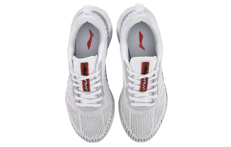 Shop (W) Scarpe Running Ammortizzate Li-Ning Weaving ''Bianco Rosso'' ARHN116-1