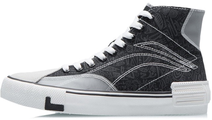 (Women) Li-Ning Wei Wu Canvas Hi 'Black Grey' AECR012-2 Buy (Women) Li-Ning Wei Wu Canvas Hi 'Black Grey' AECR012-2