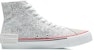 (W) Kasut Li-Ning Weiwu Canvas Hi 'Putih Perak' AECR012-1