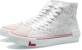 (W) Kasut Li-Ning Weiwu Canvas Hi 'Putih Perak' AECR012-1