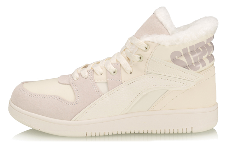 (Women) Li-Ning Weiwu High-Top 'White Grey' AGCP304-1