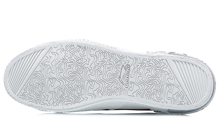 Shop (W) Zapatos Vintage Li-Ning Weiwu Semana de la Moda París 'Blanco Rojo' AECR038-3
