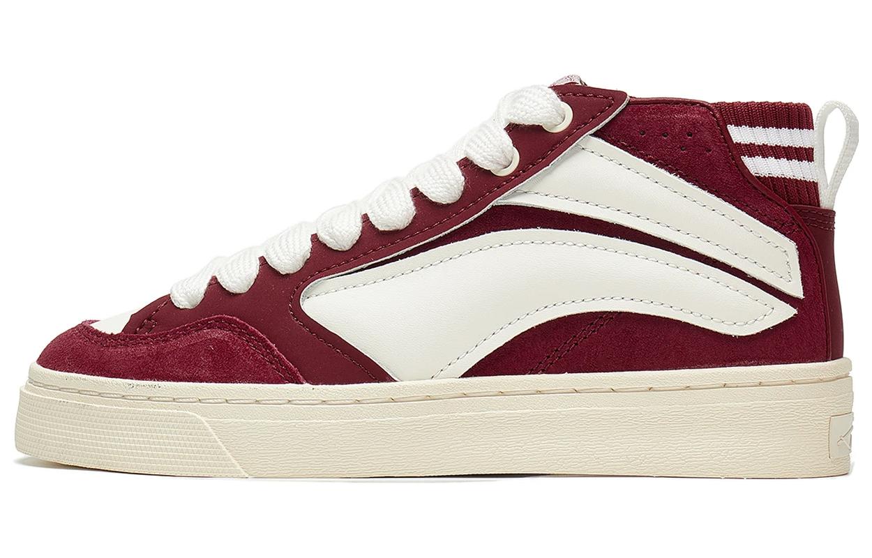 (Women) Li-Ning Weiwu Wave 180 Skate Shoes 'Burgundy White' AECT052-1
