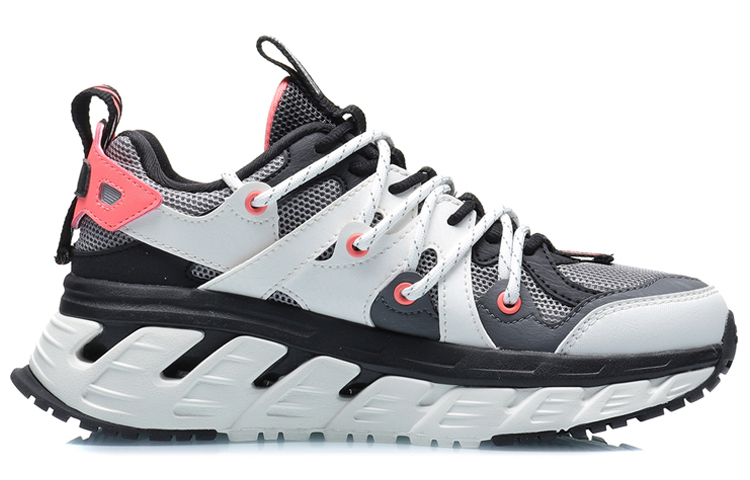 Order (W) Li-Ning Wings 'Abu Putih Hitam' ARLQ044-3