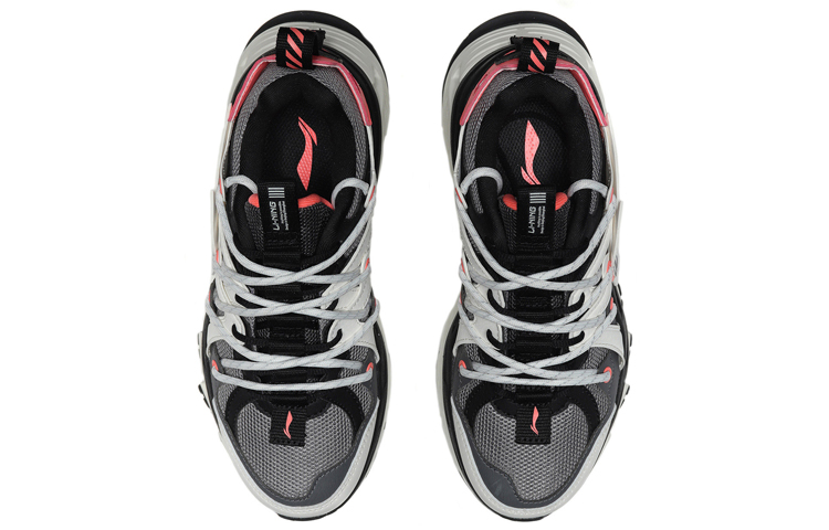 Lookbook (W) Li-Ning Wings 'Abu Putih Hitam' ARLQ044-3