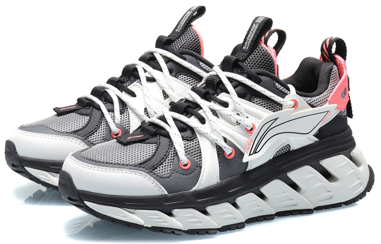 Shop (W) Li-Ning Wings 'Abu Putih Hitam' ARLQ044-3