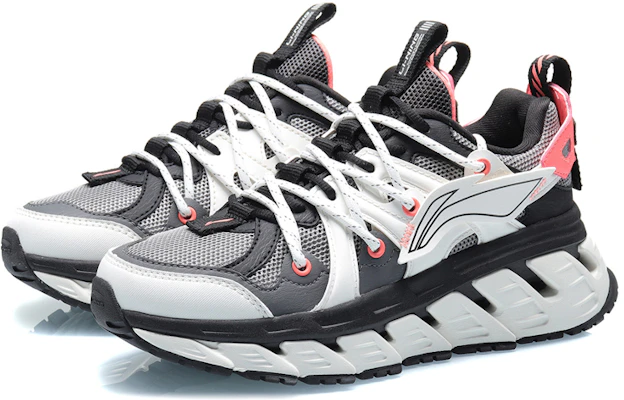 (W) Li-Ning Wings 'Abu Putih Hitam' ARLQ044-3 Shop (W) Li-Ning Wings 'Abu Putih Hitam' ARLQ044-3