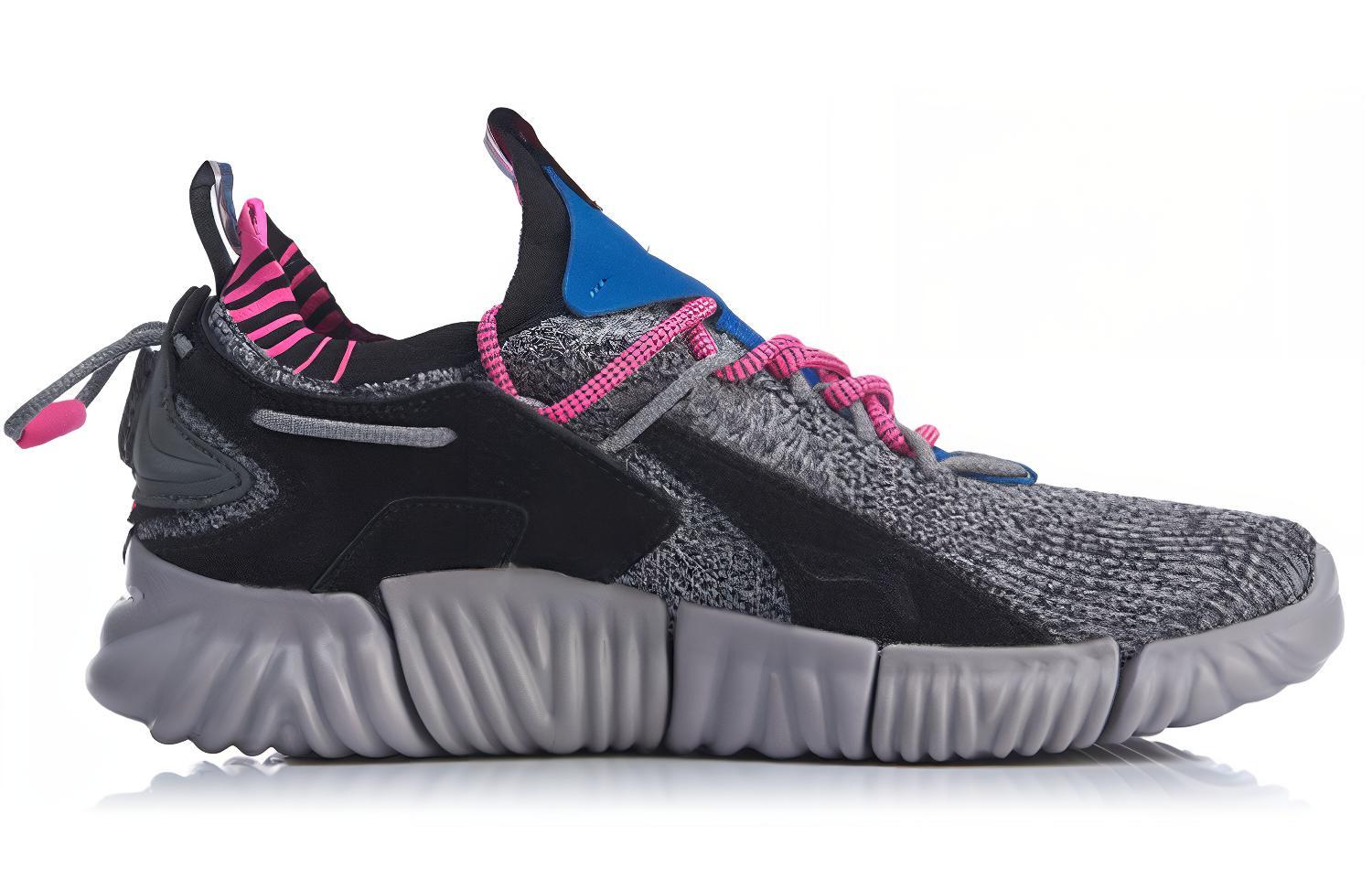 Order (W) Li-Ning Wu Kong x Semana de la Moda Nueva York 2019 'Gris Rosado' AGLP142-3